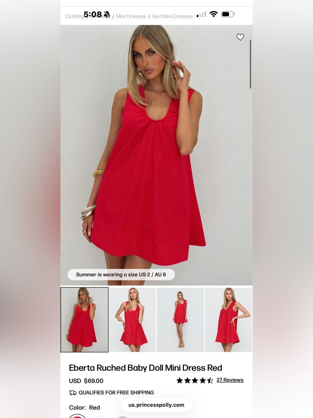 Princess Polly Dress